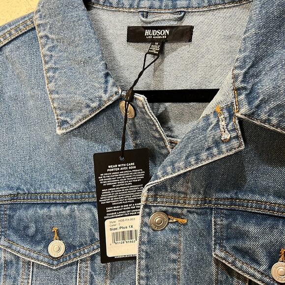 Hudson Jeans Trucker Denim Jacket Size 1X - Picture 7 of 8